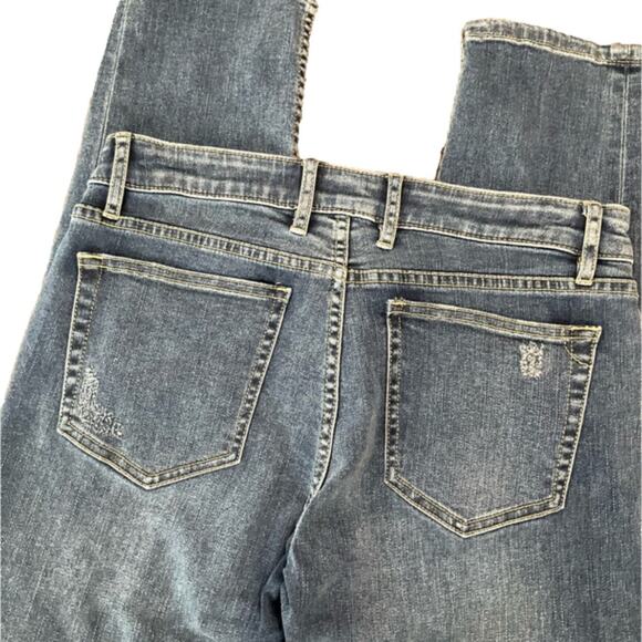 Tommy Bahama Women’s Jeans Slim Boyfriend Mid Shore Raw NWOT - Picture 8 of 9